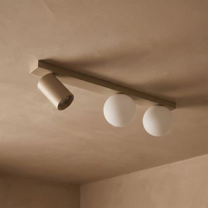 Brilagi - Oprawa punktowa SELE BALL 1xGU10/30W/230V + 2xG9/10W beżowa