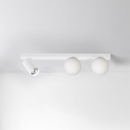 Brilagi - Oprawa punktowa SELE BALL 1xGU10/30W/230V + 2xG9/10W biała