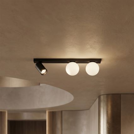 Brilagi - Oprawa punktowa SELE BALL 1xGU10/30W/230V + 2xG9/10W czarna