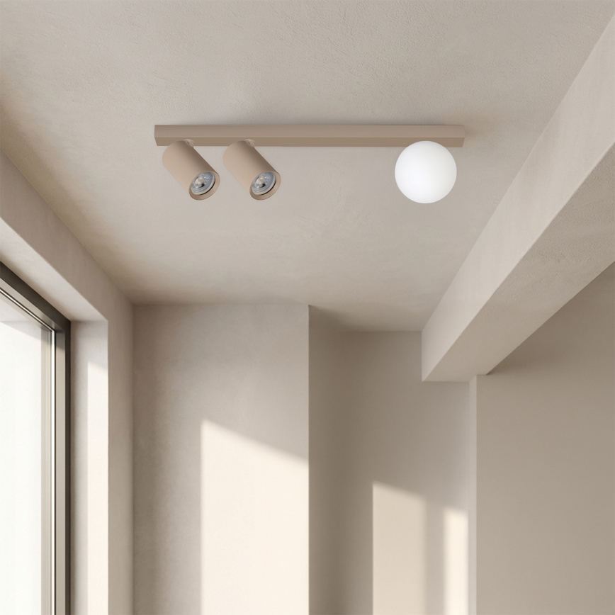 Brilagi - Oprawa punktowa SELE BALL 2xGU10/30W/230V + 1xG9/10W beżowa
