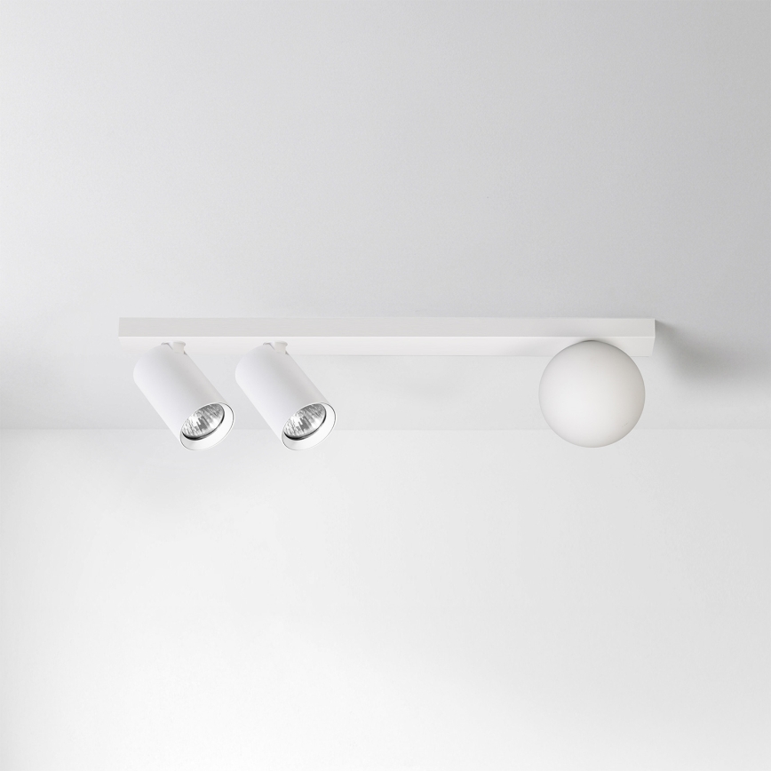 Brilagi - Oprawa punktowa SELE BALL 2xGU10/30W/230V + 1xG9/10W biała