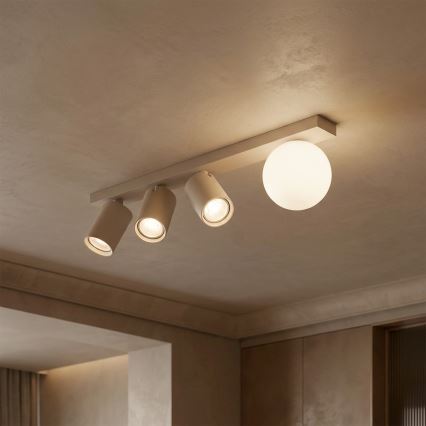 Brilagi - Oprawa punktowa SELE BALL 3xGU10/30W/230V + 1xG9/10W beżowa