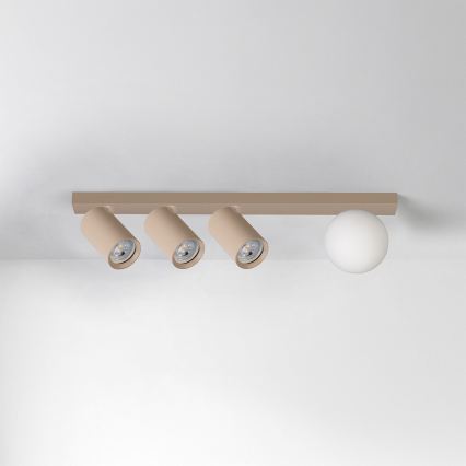 Brilagi - Oprawa punktowa SELE BALL 3xGU10/30W/230V + 1xG9/10W beżowa