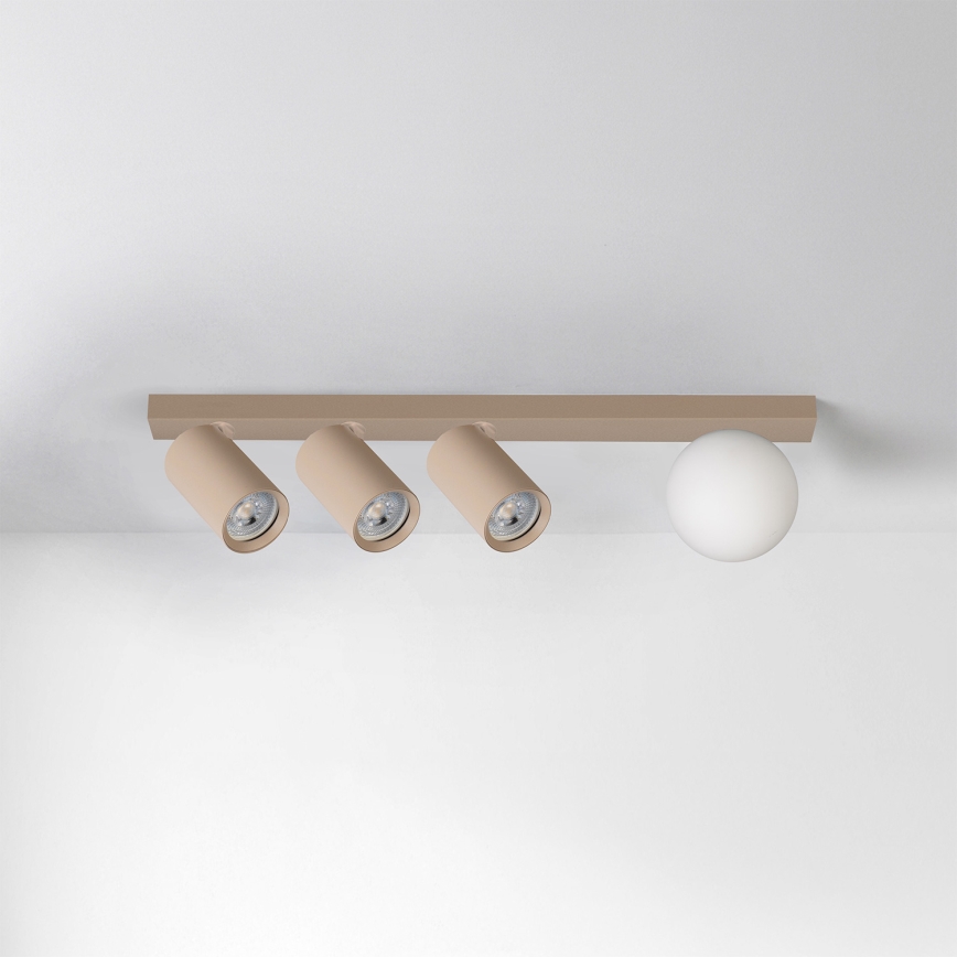 Brilagi - Oprawa punktowa SELE BALL 3xGU10/30W/230V + 1xG9/10W beżowa
