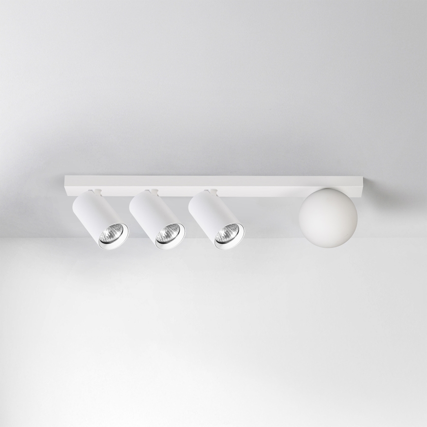 Brilagi - Oprawa punktowa SELE BALL 3xGU10/30W/230V + 1xG9/10W biała