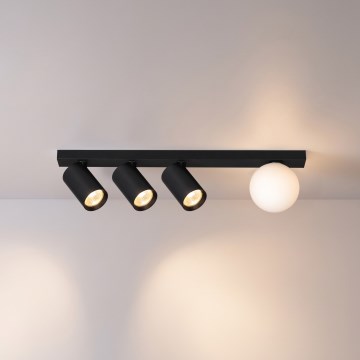 Brilagi - Oprawa punktowa SELE BALL 3xGU10/30W/230V + 1xG9/10W czarna