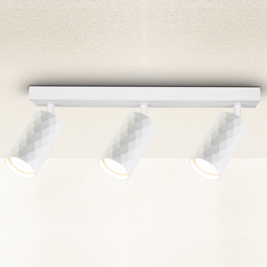 Brilagi - Oprawa punktowa SELE DIAMANT 3xGU10/30W/230V biała