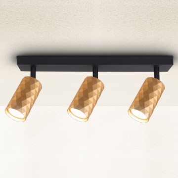 Brilagi - Oprawa punktowa SELE DIAMANT 3xGU10/30W/230V złota