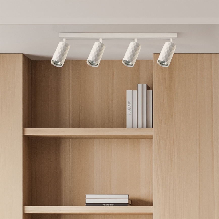 Brilagi - Oprawa punktowa SELE DIAMANT 4xGU10/30W/230V biała