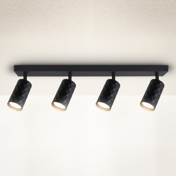 Brilagi - Oprawa punktowa SELE DIAMANT 4xGU10/30W/230V czarna