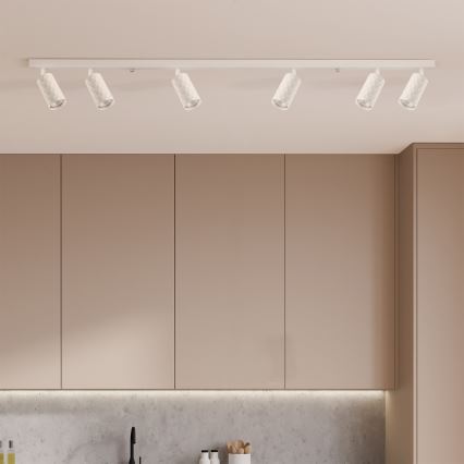 Brilagi - Oprawa punktowa SELE DIAMANT 6xGU10/30W/230V biała