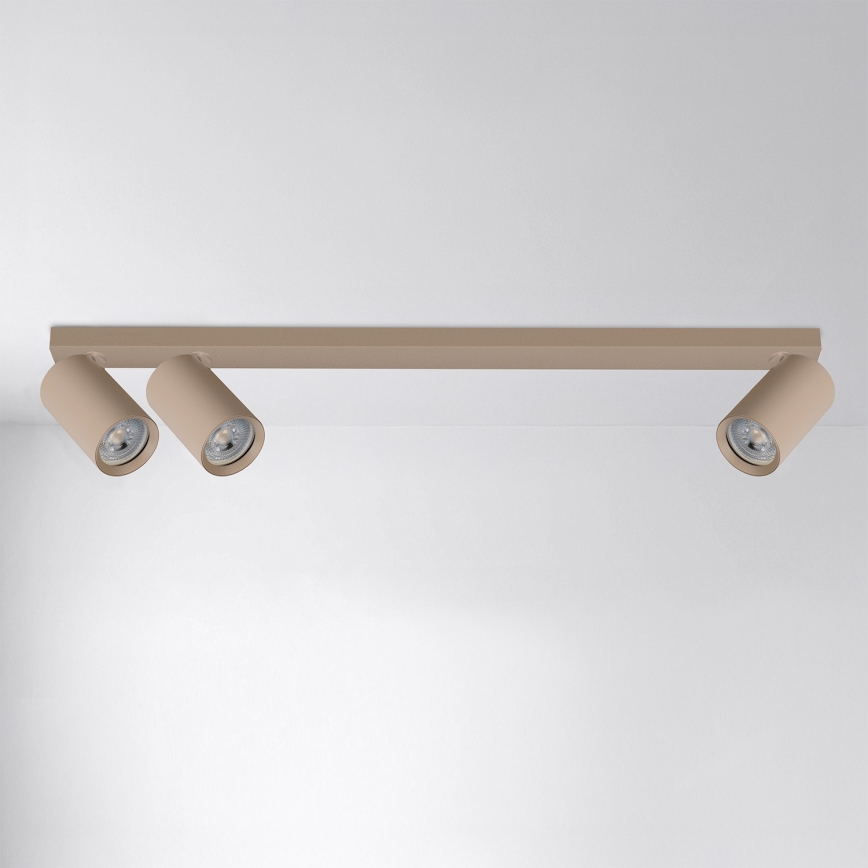 Brilagi - Oprawa punktowa SELE LONG 3xGU10/30W/230V beżowa