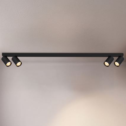 Brilagi - Oprawa punktowa SELE LONG 4xGU10/30W/230V czarna