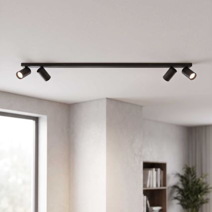 BRILAGI - Oprawa punktowa SELE LONG 4xGU10/30W/230V czarna