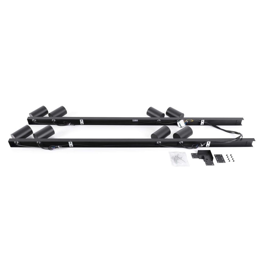BRILAGI - Oprawa punktowa SELE LONG 8xGU10/30W/230V czarna
