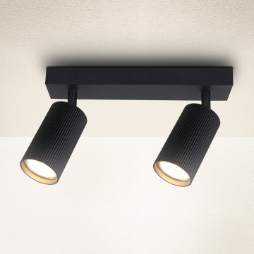 Brilagi - Oprawa punktowa SELE MODERN 2xGU10/30W/230V czarna