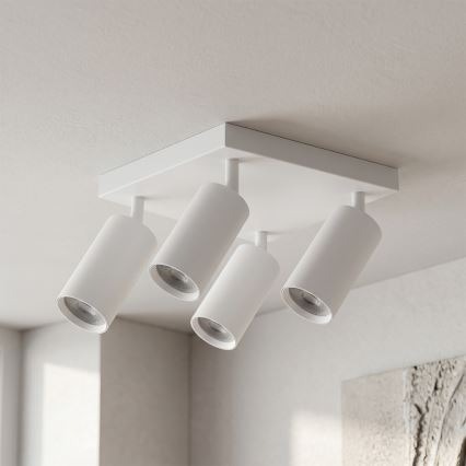 Brilagi - Oprawa punktowa SELE SQUARE 4xGU10/30W/230V biała