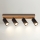 Brilagi - Oprawa punktowa SELE WOOD 4xGU10/30W/230V czarna/drewniana