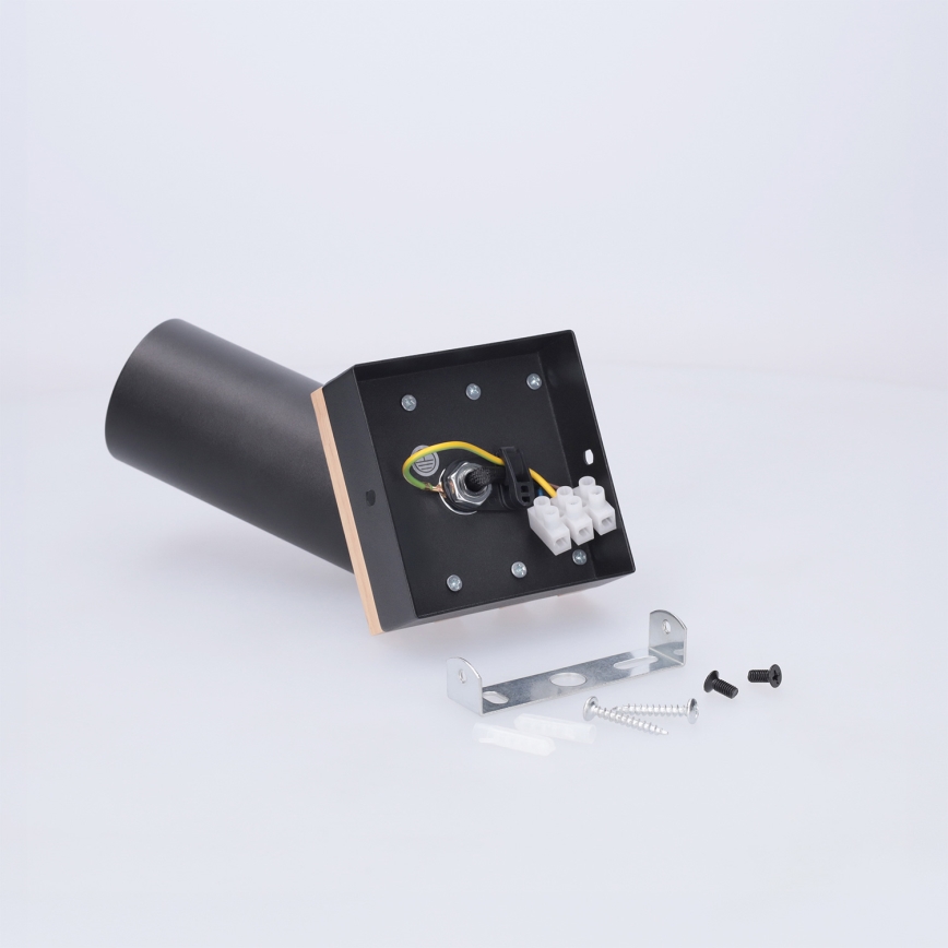 BRILAGI - Oprawa punktowa SELE WOOD ACOUSTIC 1xGU10/30W/230V czarny/drewno