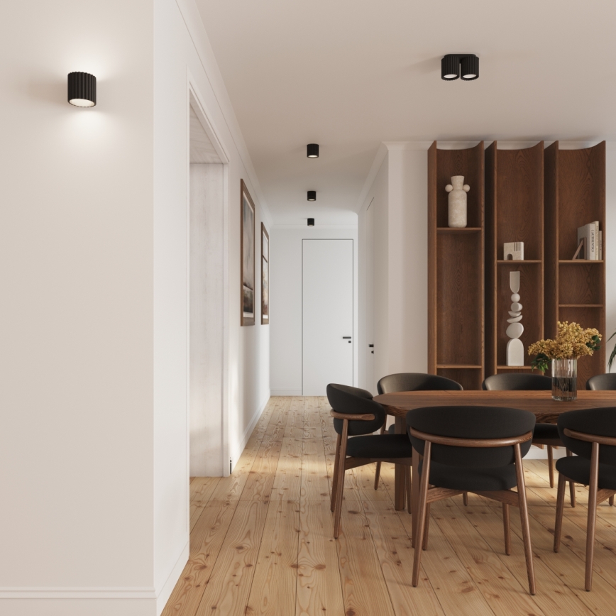 Brilagi - Oprawa punktowa SFERA 1xGU10/10W/230V średnica 10 cm czarna