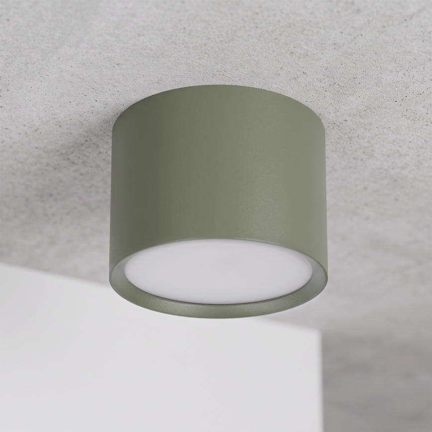 BRILAGI - Oprawa punktowa SMOOTH 1xGX53/15W/230V 60x82 mm ciemnozielona