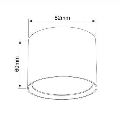 BRILAGI - Oprawa punktowa SMOOTH 1xGX53/15W/230V 60x82 mm ciemnozielona