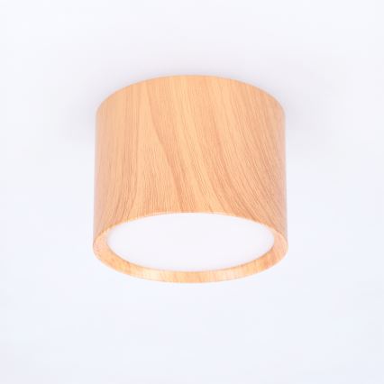 BRILAGI - Oprawa punktowa SMOOTH 1xGX53/15W/230V 60x82 mm dekor dębu