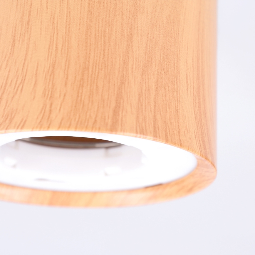 BRILAGI - Oprawa punktowa SMOOTH 1xGX53/15W/230V 60x82 mm dekor dębu