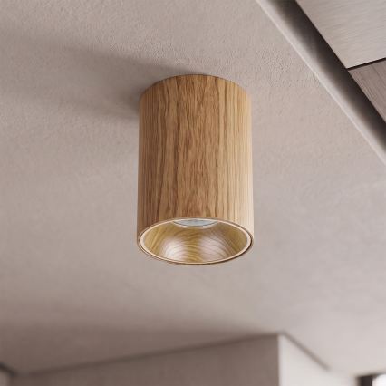 BRILAGI - Oprawa punktowa TRINE 1xGU10/30W/230V dekor dębu