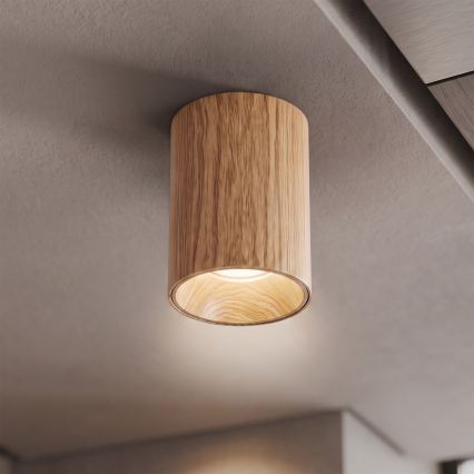 BRILAGI - Oprawa punktowa TRINE 1xGU10/30W/230V dekor dębu