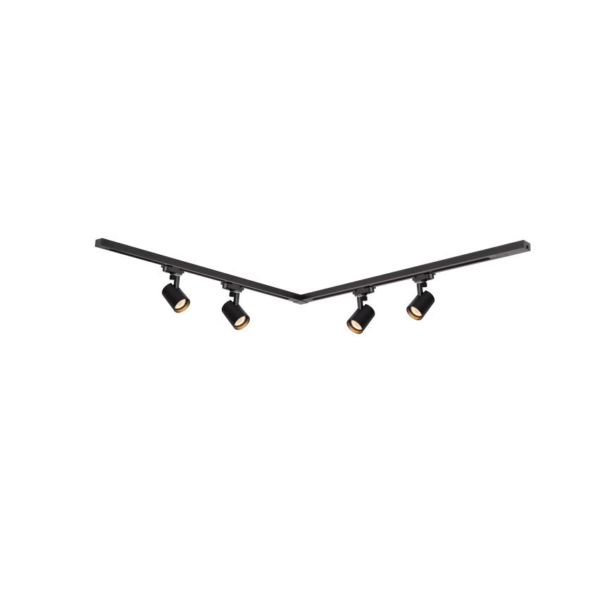 Brilagi - Oprawa punktowa w systemie szynowym HUSKY 4xGU10/10W/230V, czarna