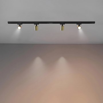 Brilagi - Oprawa punktowa w systemie szynowym HUSKY 4xGU10/10W/230V czarny/złoty