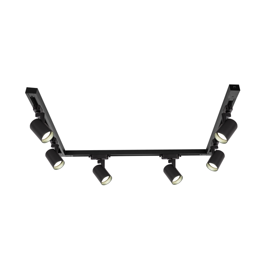 Brilagi - Oprawa punktowa w systemie szynowym HUSKY 6xGU10/10W/230V czarna