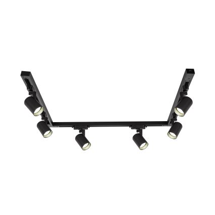Brilagi - Oprawa punktowa w systemie szynowym HUSKY 6xGU10/10W/230V czarna