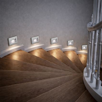 Brilagi - Oprawa schodowa LED STEP LIGHT LED/1,5W/230V IP44 antracyt