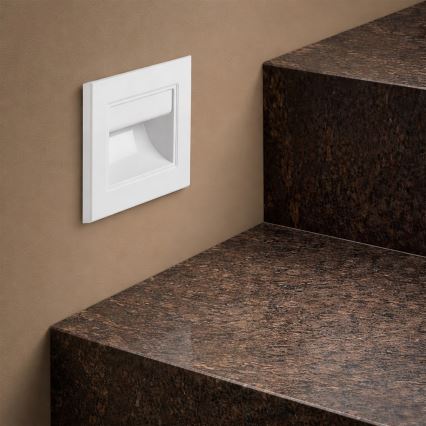 Brilagi - Oprawa schodowa LED STEP LIGHT LED/1,5W/230V IP44 biała