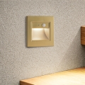 Brilagi - Oprawa schodowa LED z czujnikiem STEP LIGHT LED/1,5W/230V IP44 złota