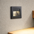 Brilagi - Oprawa schodowa STEP LIGHT LED 1,5W/230V IP44 czarna