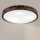 Brilagi - Oprawa sufitowa CARVALHO SLIM SMOKEY 3xE27/60W/230V dąb śr. 47,5 cm