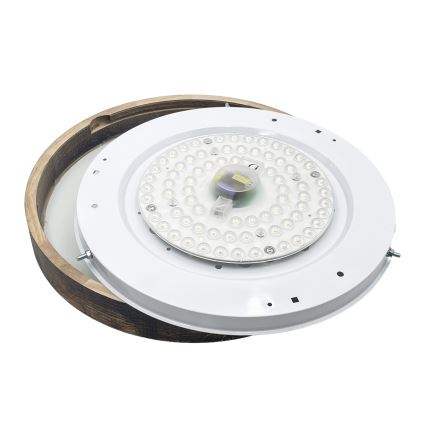 Brilagi - Oprawa sufitowa CARVALHO SLIM SMOKEY 3xE27/60W/230V dąb śr. 47,5 cm