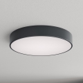 Brilagi - Oprawa sufitowa do łazienki z czujnikiem ruchu i zmierzchu CLARE 4xE27/24W/230V śr. 50 cm antracyt IP54