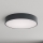 Brilagi - Oprawa sufitowa do łazienki z czujnikiem ruchu i zmierzchu CLARE 4xE27/24W/230V śr. 50 cm antracyt IP54