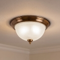 BRILAGI - Oprawa sufitowa FRESCO 2xE27/40W/230V śr. 28 cm miedziana