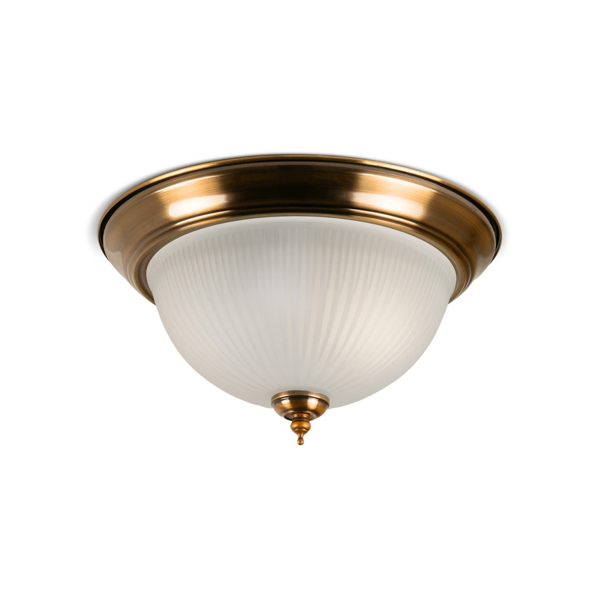 BRILAGI - Oprawa sufitowa FRESCO 2xE27/40W/230V średnica 28 cm mosiądz