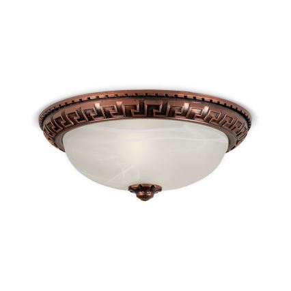 Brilagi - Oprawa sufitowa FRESCO 2xE27/40W/230V Ø 30 cm miedziana