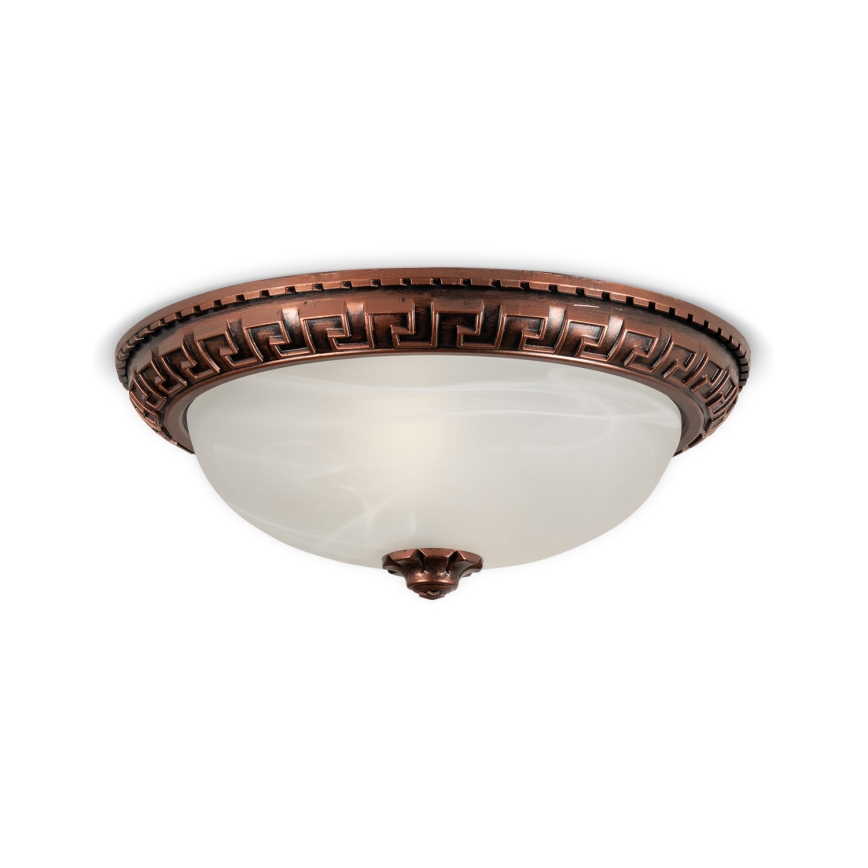 Brilagi - Oprawa sufitowa FRESCO 2xE27/40W/230V Ø 30 cm miedziana