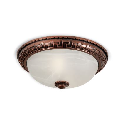 Brilagi - Oprawa sufitowa FRESCO 2xE27/40W/230V Ø 30 cm miedziana