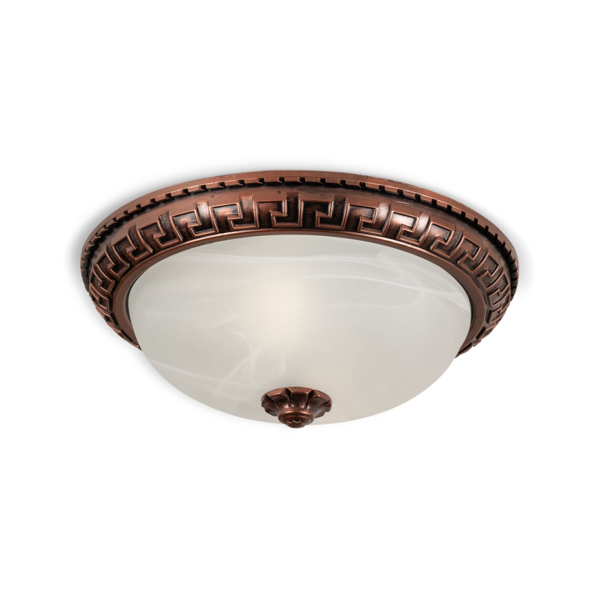 Brilagi - Oprawa sufitowa FRESCO 2xE27/40W/230V Ø 30 cm miedziana
