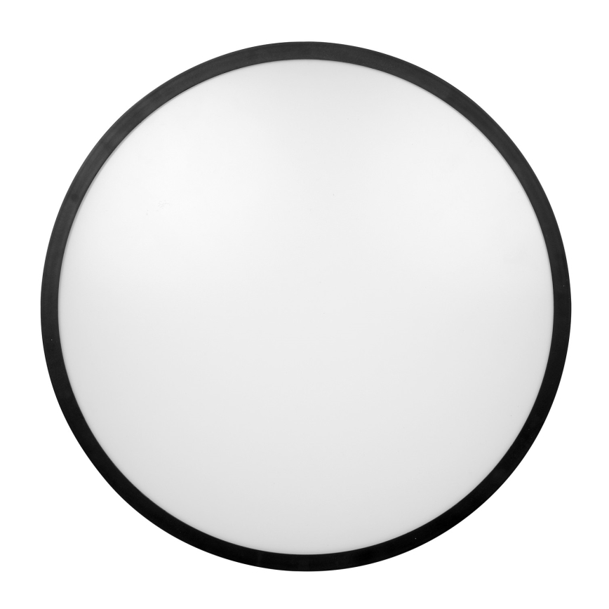 Brilagi - łazienkowa oprawa sufitowa LED z czujnikiem ZENNA LED/12W/230V, śr. 25 cm, IP44, czarna, z pilotem zdalnego sterowania