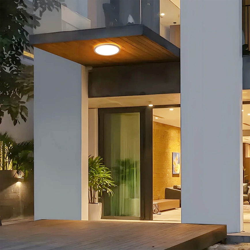 Brilagi - LED łazienkowa oprawa sufitowa ULTRA SLIM LED/12W/230V śr. 22,5 cm różowe złoto IP54